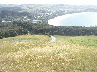 Coopers Beach, viewed from Rangikapiti Pa