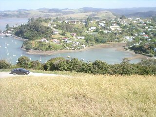 Mangonui Harbour on the far left, Mill Bay on the right,