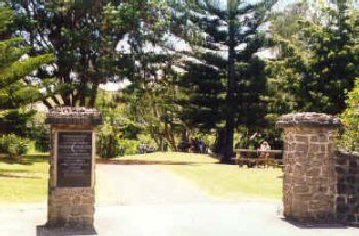 On your right is our small park, with a playground for children to play in.